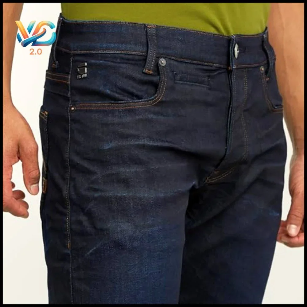 Slim Fit 5-Pocket Jeans with Stretch, Sustainable Cotton Blend‎